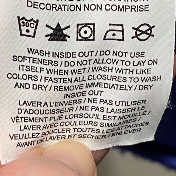 Mens Nike Yoga Sherpa Fleece Loose Fit Comfort Blue Pullover Bomber Jacket M - Picture 10 of 10